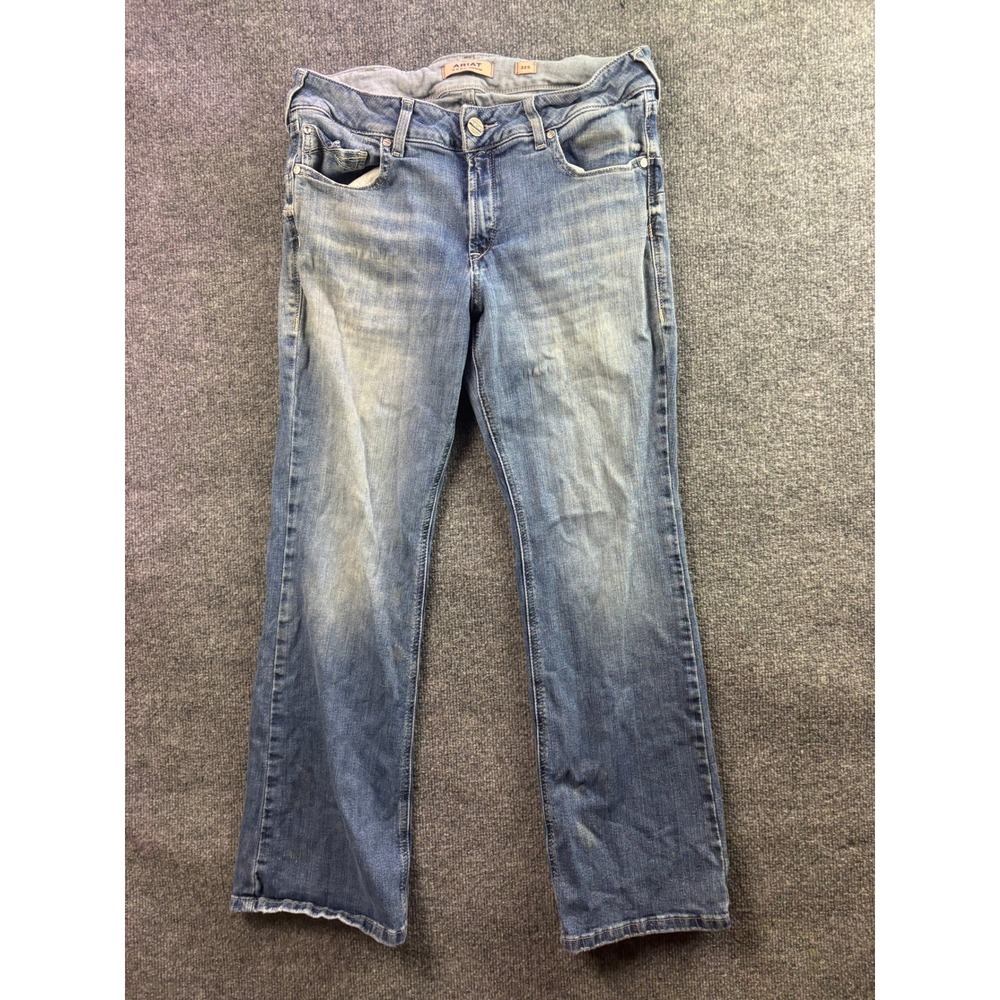 Ariat R.E.A.L. Denim Jeans Womens 32S Blue Bootcut Mid Rise Western